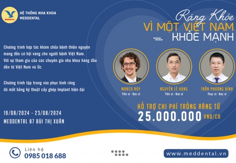 Răng khỏe, vì một Việt Nam khỏe mạnh - Chương trình thiện nguyện đặc biệt từ MedDental